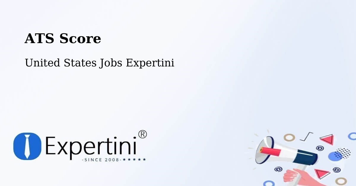 Resume ATS Score & Job Description Match Tool – Conley - United States Jobs Expertini