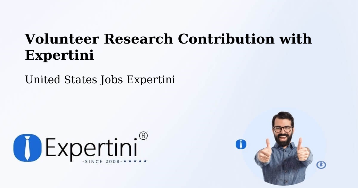 Volunteer Research Contribution Program – Conley - United States Jobs Expertini